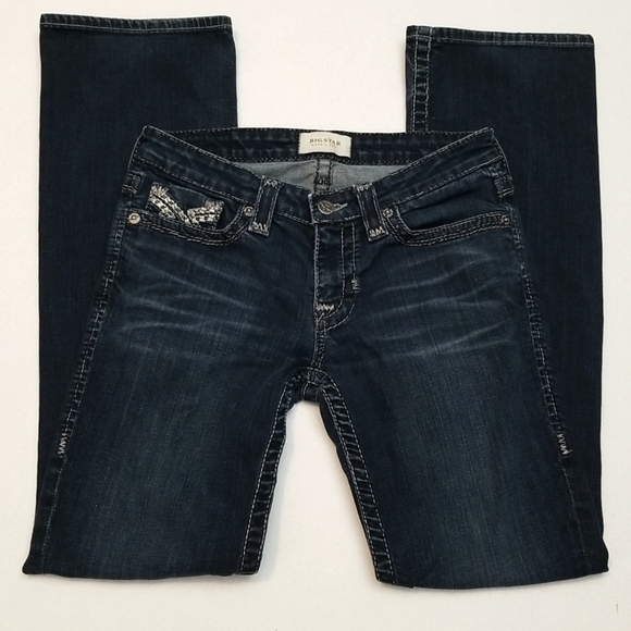 Big Star Maddie Bootcut Dark Wash Jeans - Picture 3 of 8